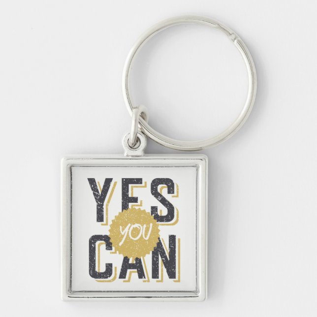 Yes You Can 3 Key Ring (Front)