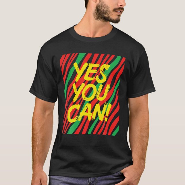 Yes You Can! Can I Kick It? 90S Hip Hop Matching P T-Shirt (Front)