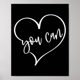 Yes You Can Do It Anything Motivation For Women Te Poster