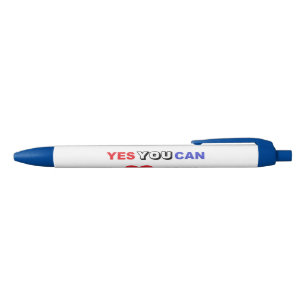 Yes You Can Love Me Black Ink Pen