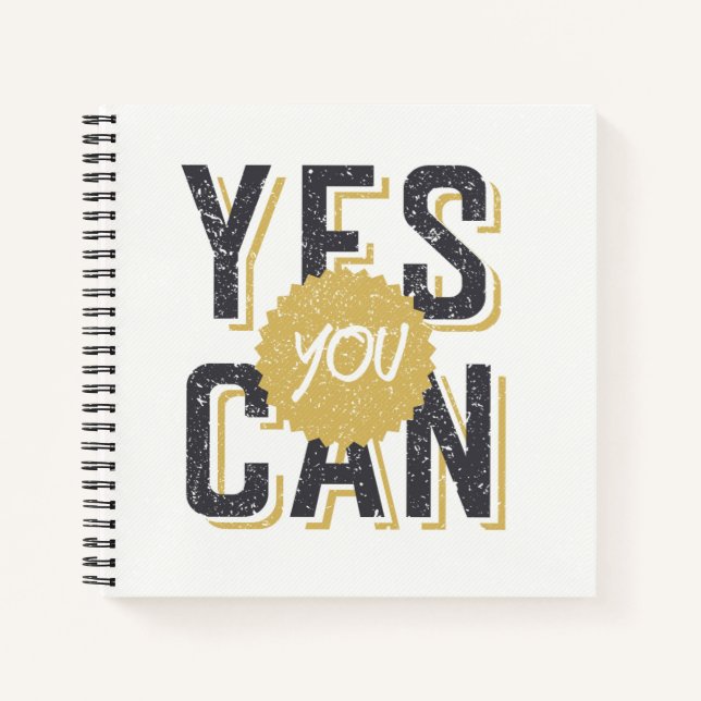 Yes You Can Notebook (Front)