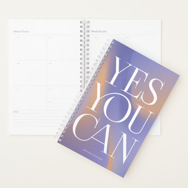 Yes You Can Personalised Gradient Planner (Display)