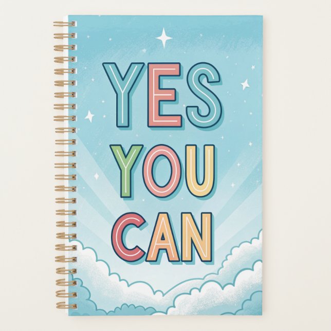 Yes You Can Planner (Front)