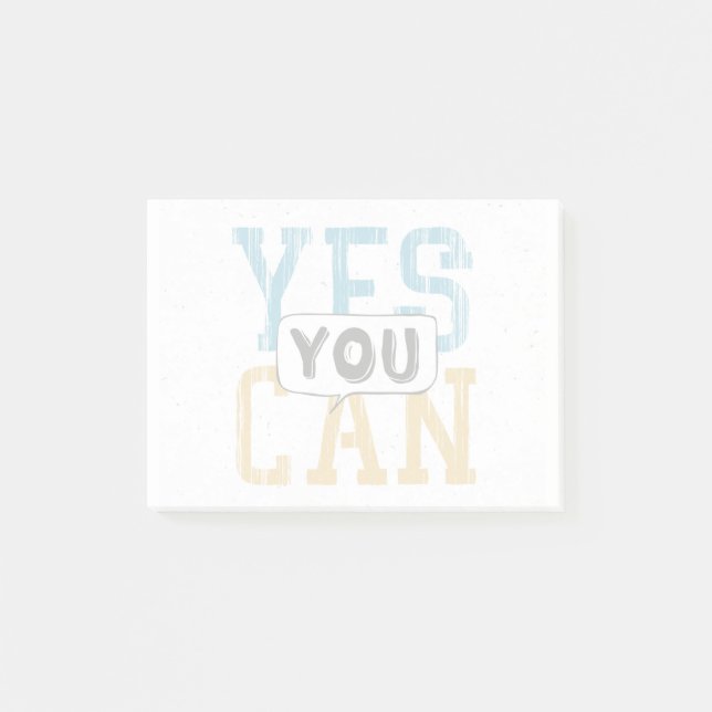 Yes You Can Post-it Notes (Front)
