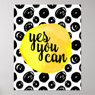 Yes You Can Quote Poster