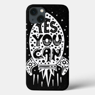 Yes You Can Rocketship iPhone 13 Case