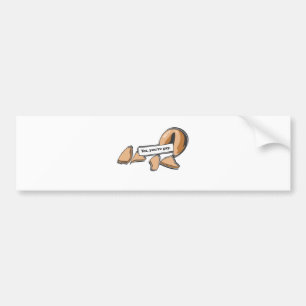 YES, YOU'RE GAY FORTUNE COOKIE BUMPER STICKER