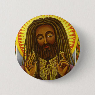 Yeshu Rasta Fari 6 Cm Round Badge