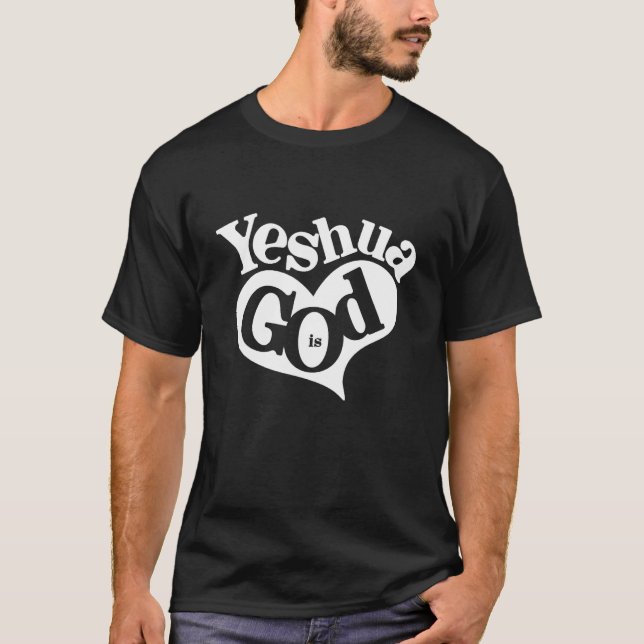 Yeshua - Christian Messianic Jewish Hebrew Name of T-Shirt (Front)
