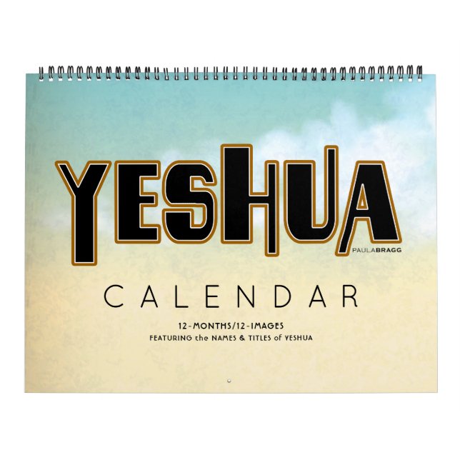 YESHUA Jesus Hebrew Jewish Name Christian Messiah Calendar (Cover)