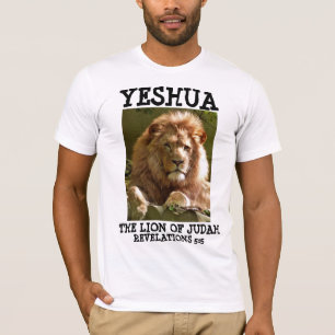 YESHUA JESUS LION OF JUDAH T-shirts