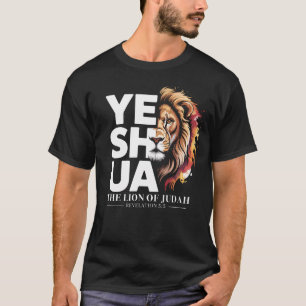 Yeshua Lion Of Judah Jesus Christ God Bible Verse T-Shirt