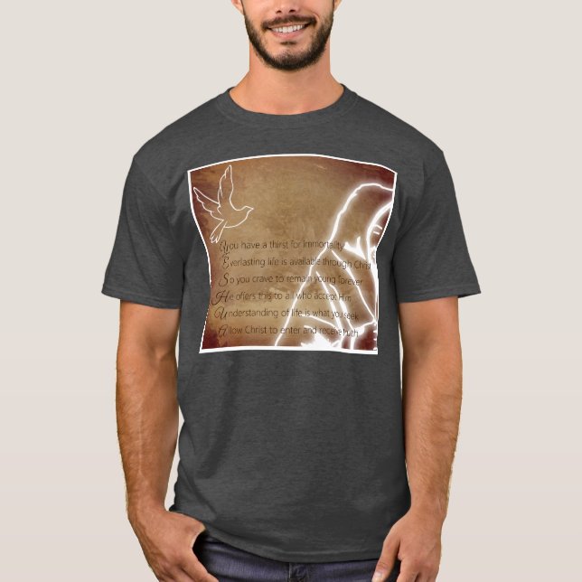 YESHUA Messiah Jesus Christ Christian Poem T-Shirt (Front)