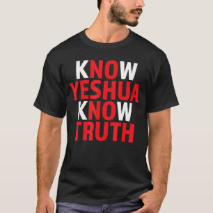 Yeshua Shirt Christian Faith Hebrew Name for Jesus