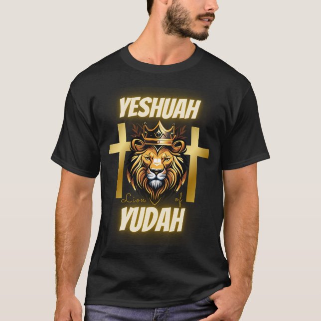 Yeshuah the Lion of Yudah T-shirt (Front)