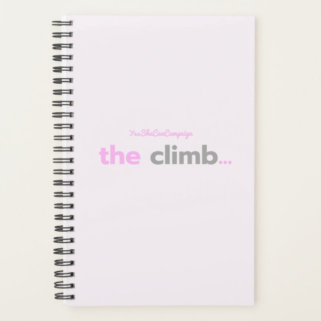 YesSheCanCampaign The Climb Planner (Front)
