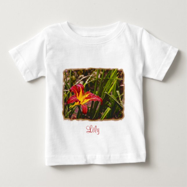 Yesterday Lily After The Rain Baby T-Shirt (Front)