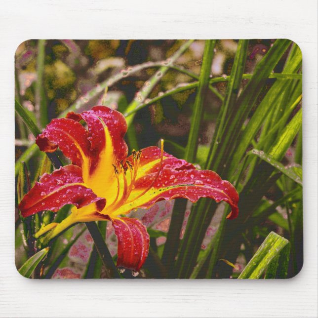 Yesterday Lily After The Rain Mouse Pad (Front)