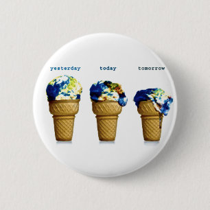 Yesterday Today Tomorrow 6 Cm Round Badge