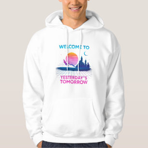 Yesterday's Tomorrow - Retro Synthwave Design Hoodie