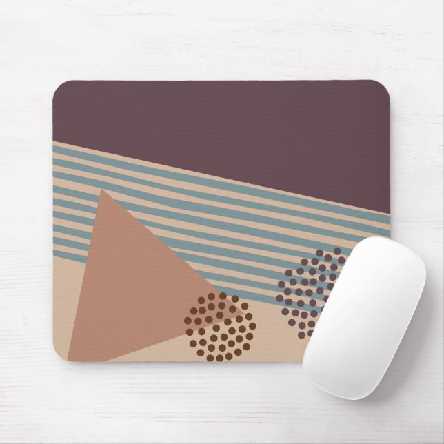 Yet Another Mid-Century Abstract  Mouse Pad (With Mouse)