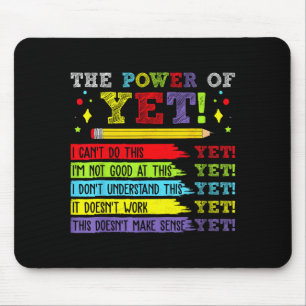 Yet Inspirational Motivational Saying Groth Mindse Mouse Pad