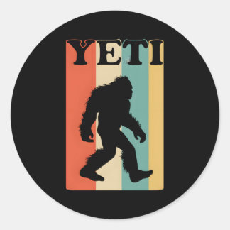 Yeti 1970 Rainbow Classic Round Sticker