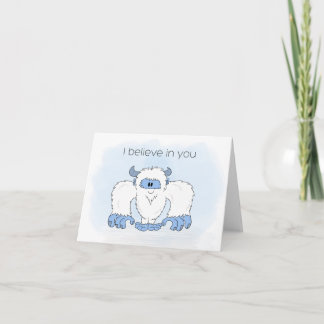 Yeti Encouragement Card