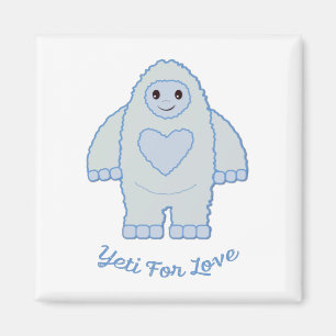 Yeti For Love Magnet