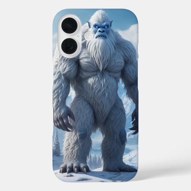 Yeti Guardian Case-Mate iPhone Case (Back)