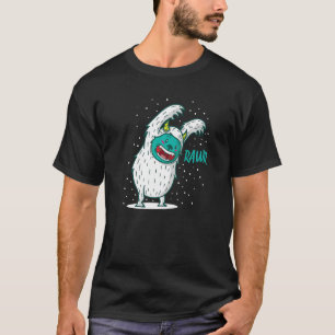 Yeti Monsters Frighten In The Snow T-Shirt