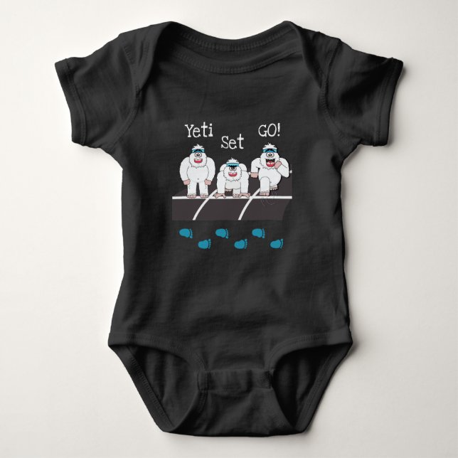 Yeti Set Go Baby Bodysuit (Front)