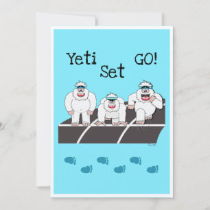 Yeti Set Go Invitation