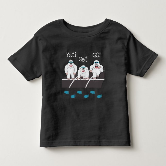 Yeti Set Go Toddler T-Shirt (Front)