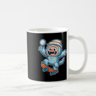 Yeti Snowll Skateboard Fun  Coffee Mug