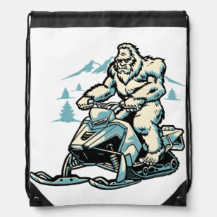 Yeti snowmobile drawstring bag