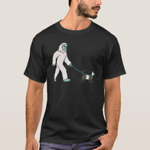 Yeti Walking Ferret Cryptozoology Pet T-Shirt