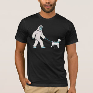 Yeti Walking Goat Cryptozoology Pet T-Shirt