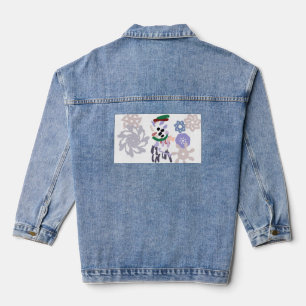 Yeti winter fun denim jacket