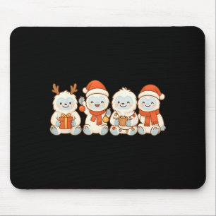 Yetis Kids Boys Girls Christmas Yetis  Mouse Pad
