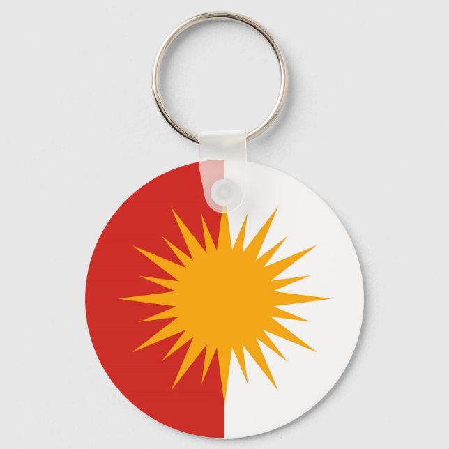 Yezidi Flag Keychain (Front)