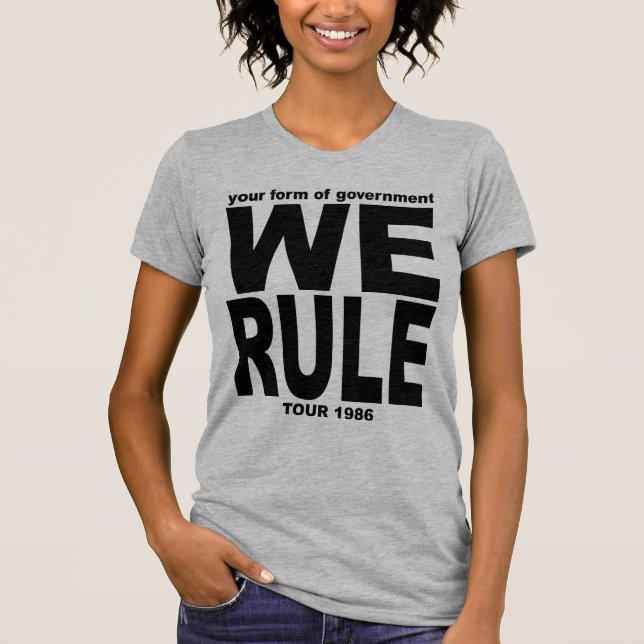 YFOG - WE RULE 1986 Tour Shirt (Front)