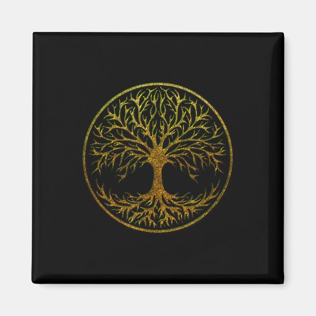 Yggdrasil, Celtic Tree Of Life, Norse Mythology  Magnet (Front)