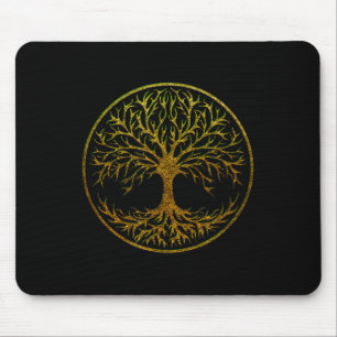 Yggdrasil, Celtic Tree Of Life, Norse Mythology Mouse Pad