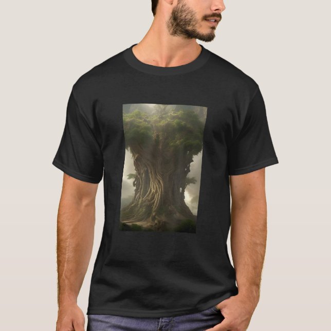 Yggdrasil Norse Mythology Viking Valhalla T-Shirt (Front)