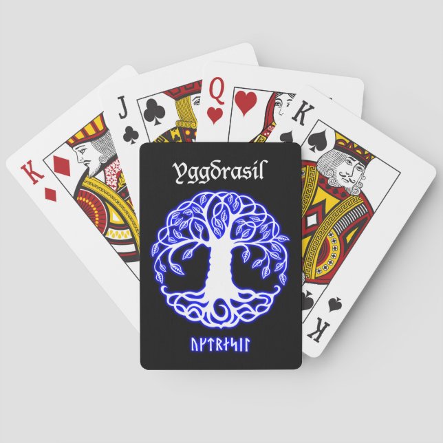 Yggdrasil The Tree of Life Playing Cards (Back)