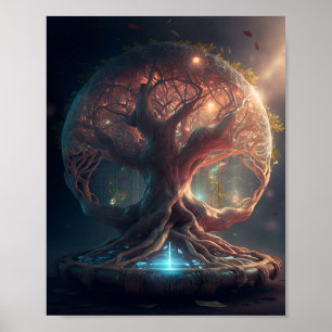 Yggdrasil - The Tree of Life Poster