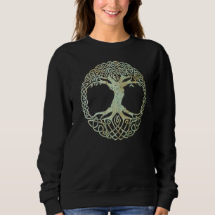 Yggdrasil Tree Celtic Knot Norse Viking Myth Retro Sweatshirt
