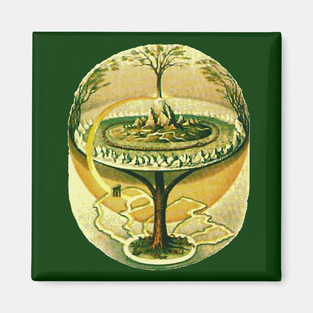 Yggdrasil, Tree Of Life Magnet (Front)