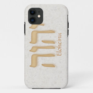 YHVH Eloheinu Modern Hebrew iPhone 5 BarelyTher iPhone 11 Case